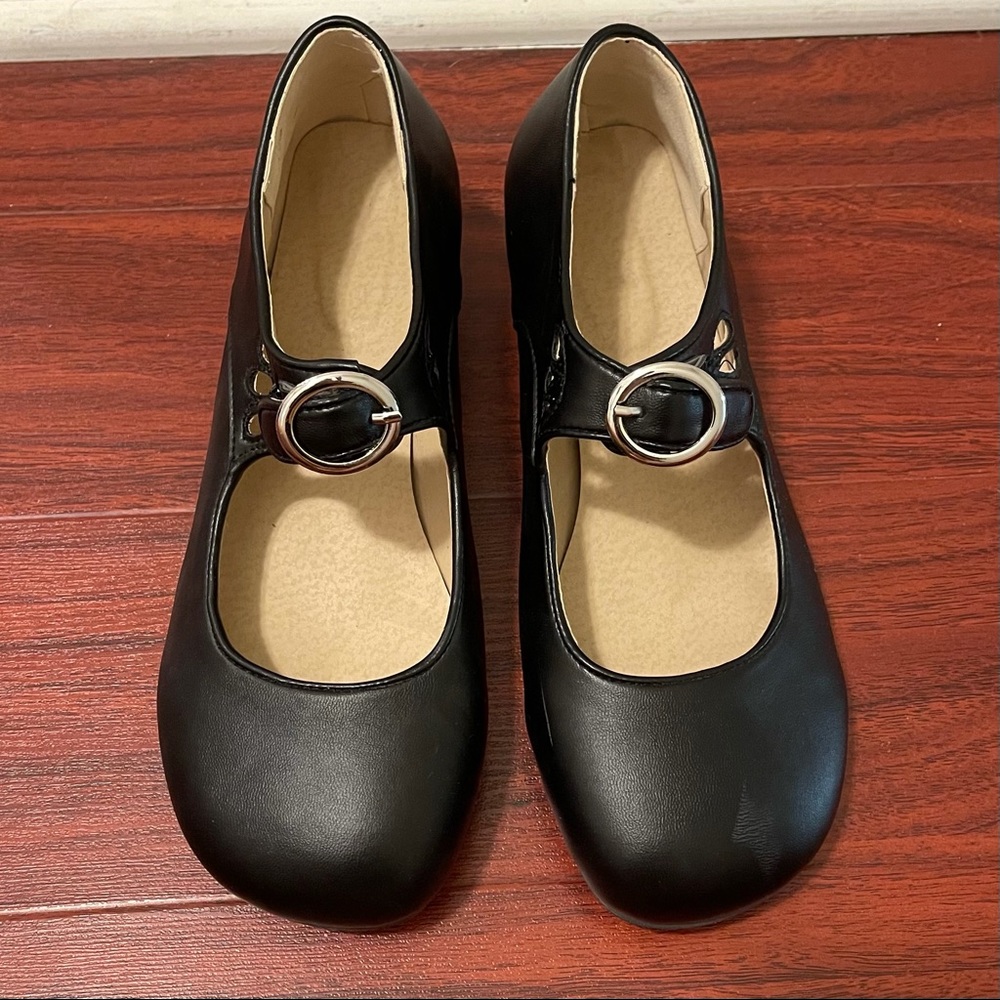 Center Buckle Mary Janes